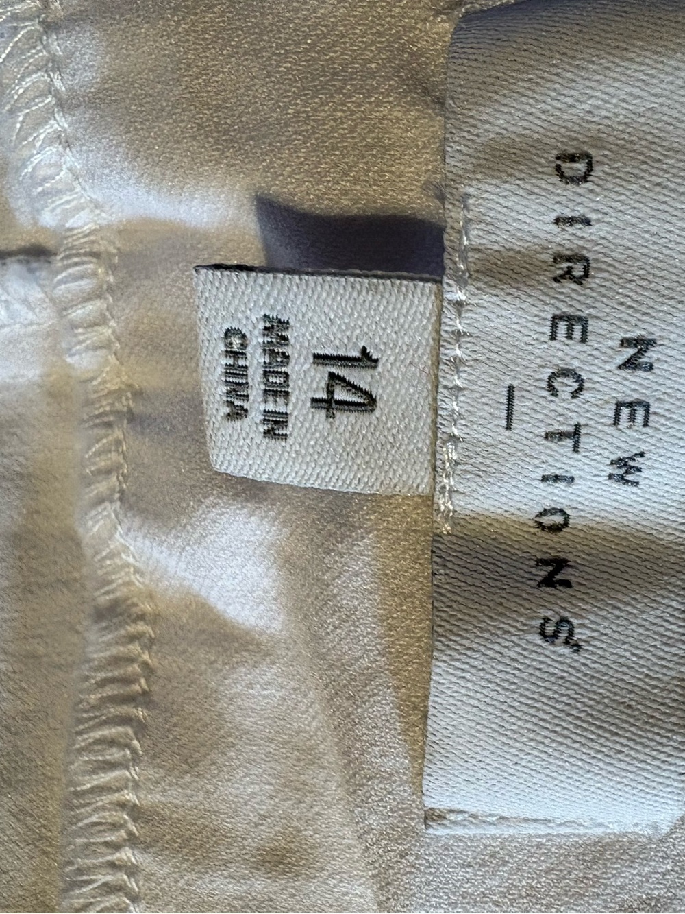 New Directions White Skort 14 Yoga Waist Strech Pockets EUC-Washed - Picture 6 of 8